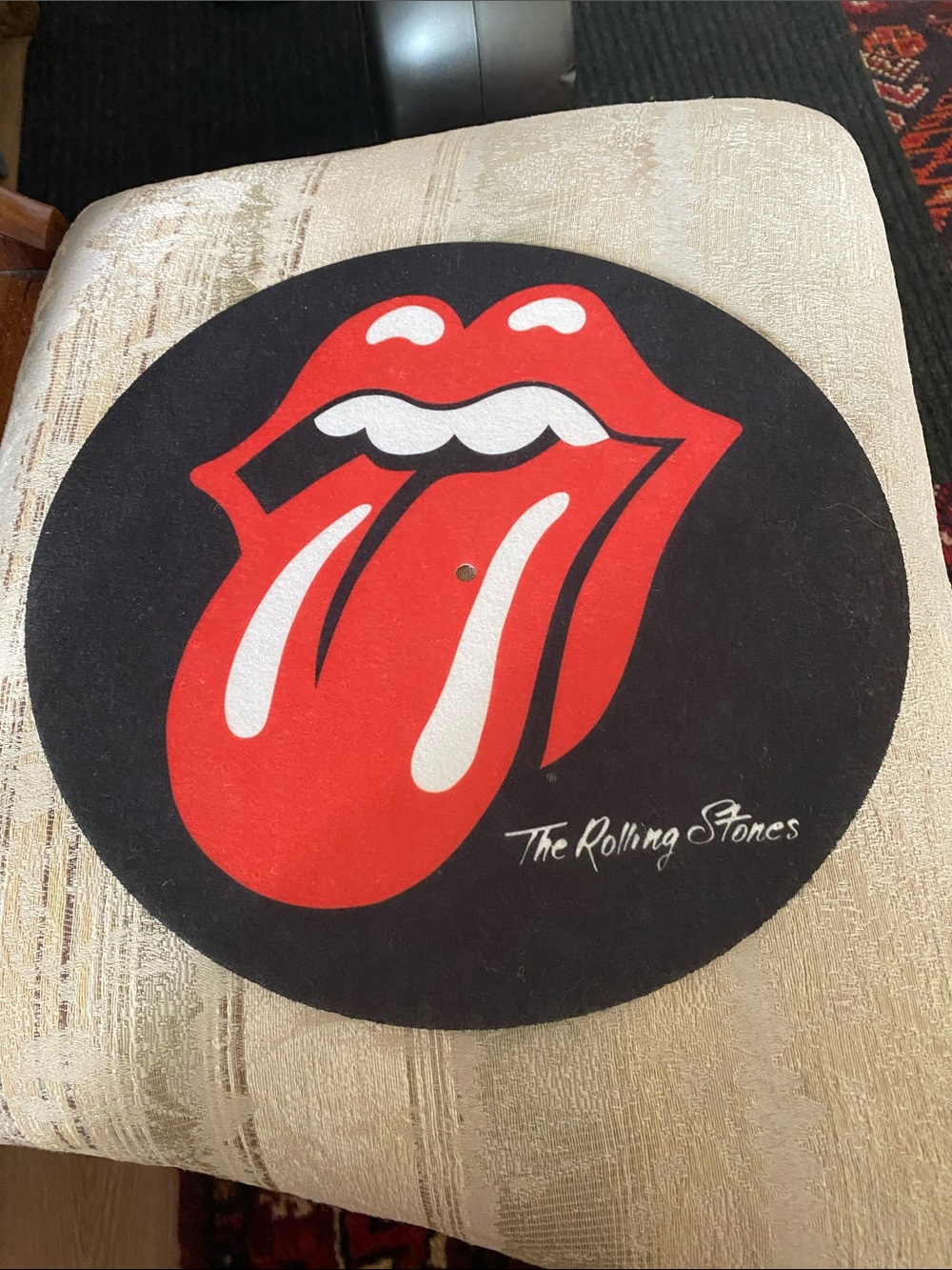 THE ROLLING STONES Turntable Slipmat for Vinyl Records 11 3/4” DJ
Slip Mat